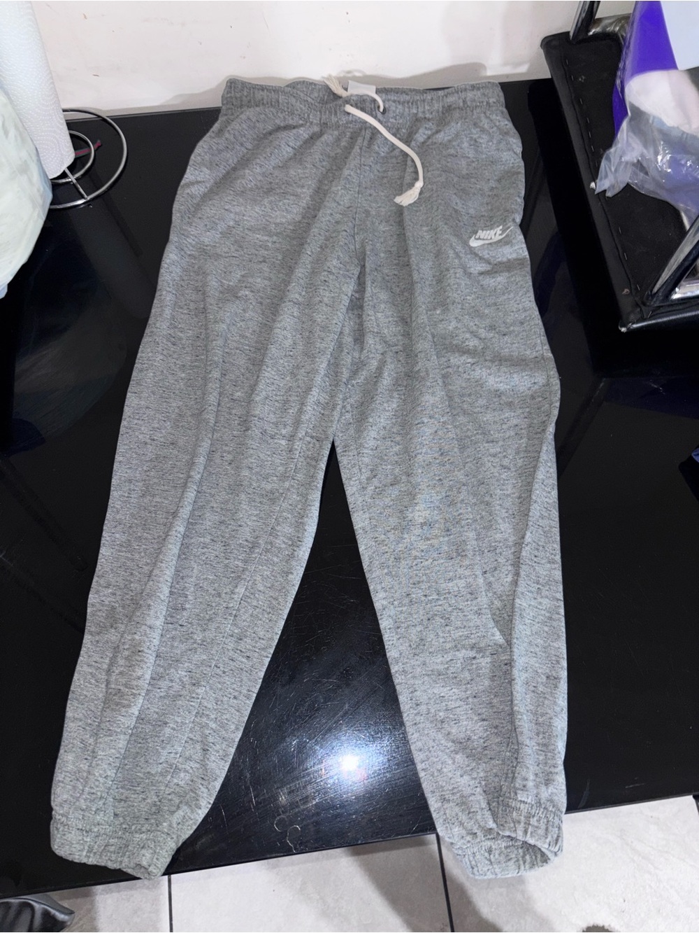 Nike Kids Gray Heather Jogger Sweatpants